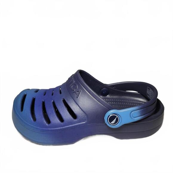 Nautica Kids Comfortable Clogs - Aqua Blue Gradient - Picture 4 of 7